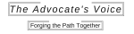 The Advocate's Voice logo