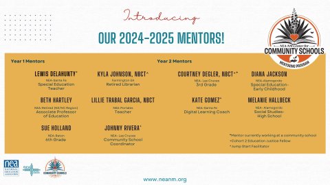 2024-25 Mentor Announcement 